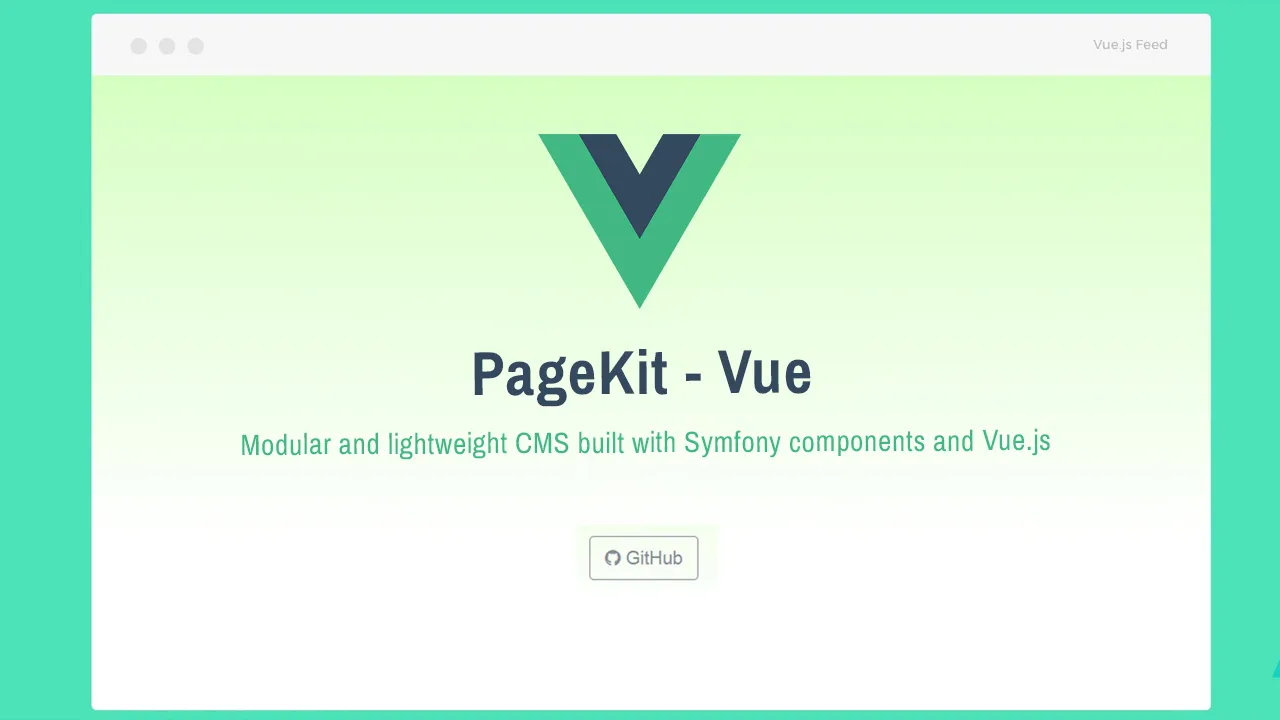 A modular and lightweight CMS built with Symfony components and Vue.js