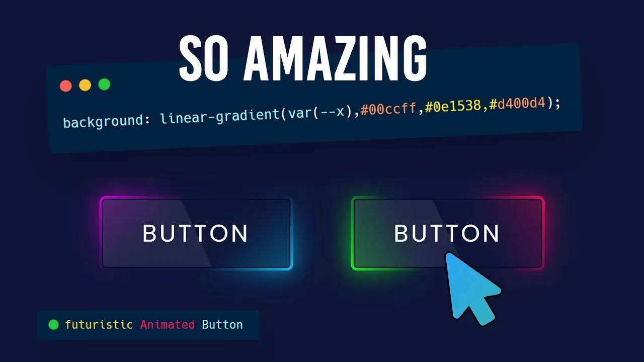 Create Stunning Futuristic CSS Animated Buttons