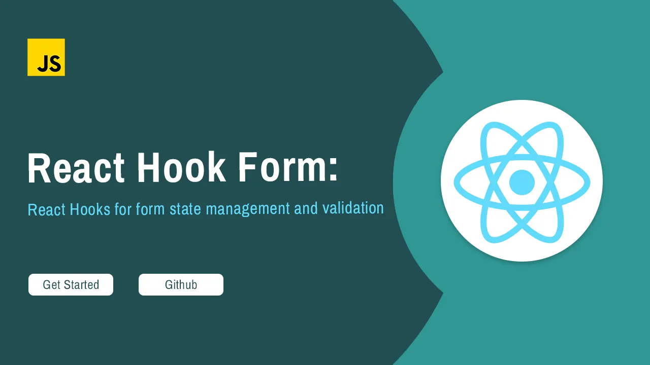 React Hooks for form state management and validation