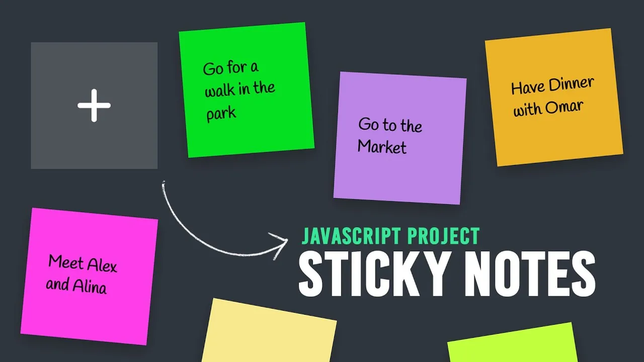 Create a Sticky Notes App in JavaScript: A Step-by-Step Tutorial