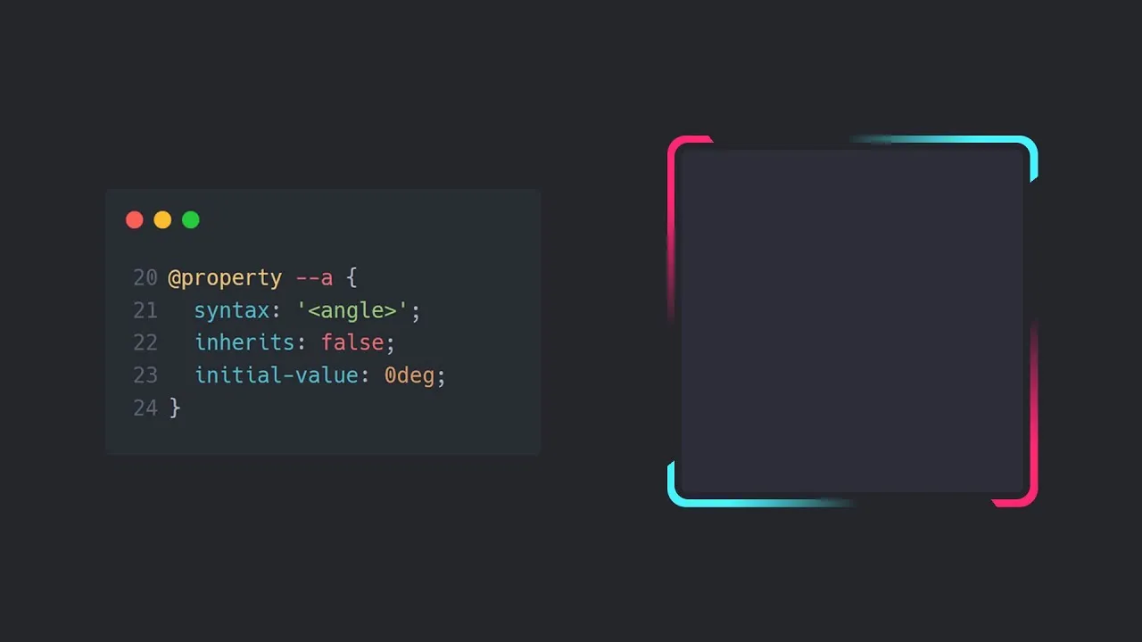 Create Awesome Border Animations with CSS repeating-conic-gradient