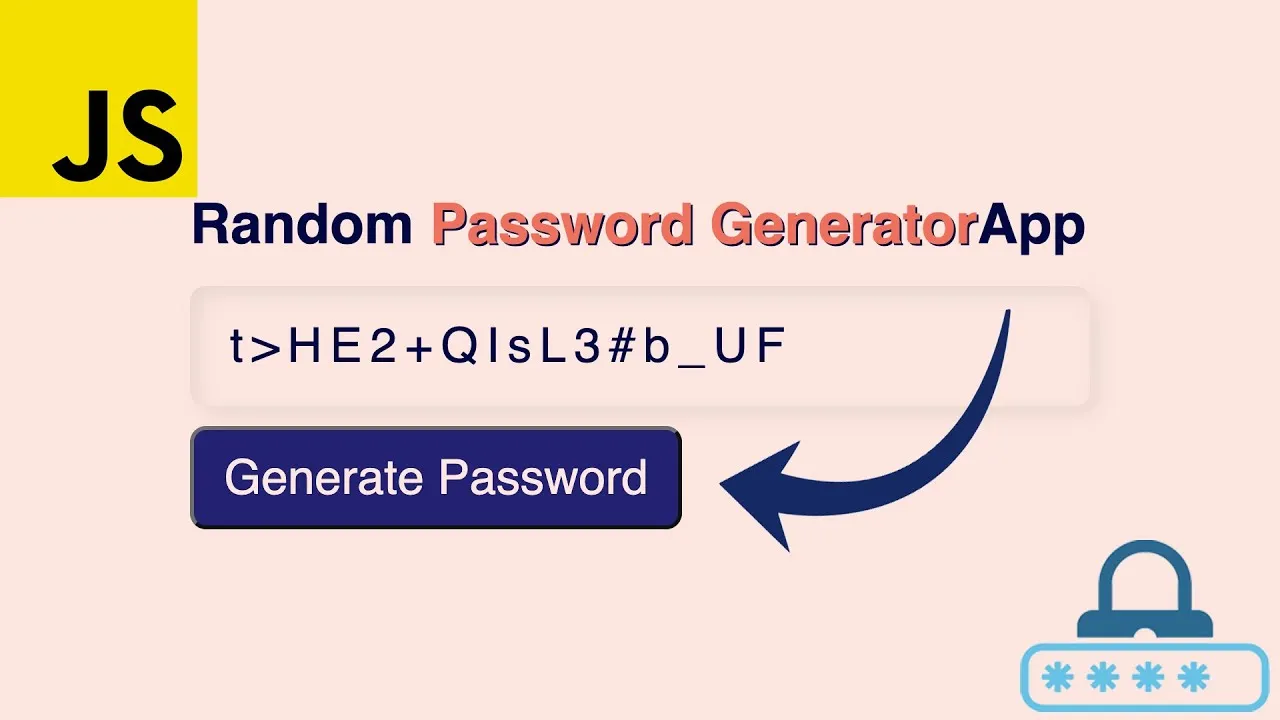 Generate Strong and Secure Passwords with HTML, CSS, and JavaScript