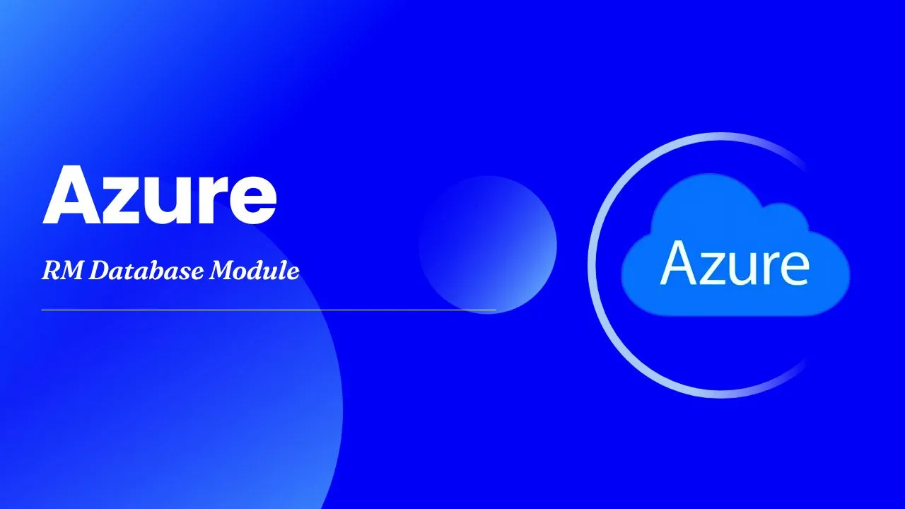 Azure RM Database Module