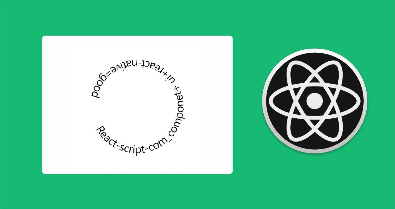 How to Create Circular and Curved Texts in React