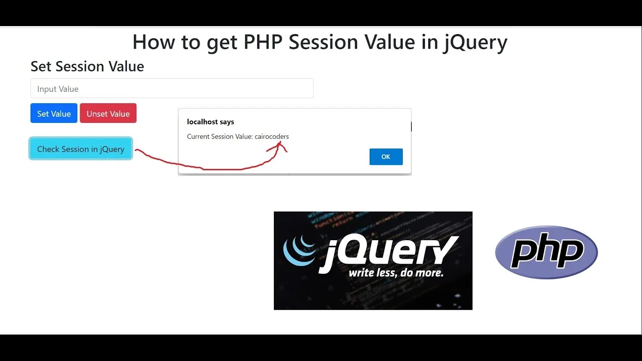 get-php-session-value-in-jquery