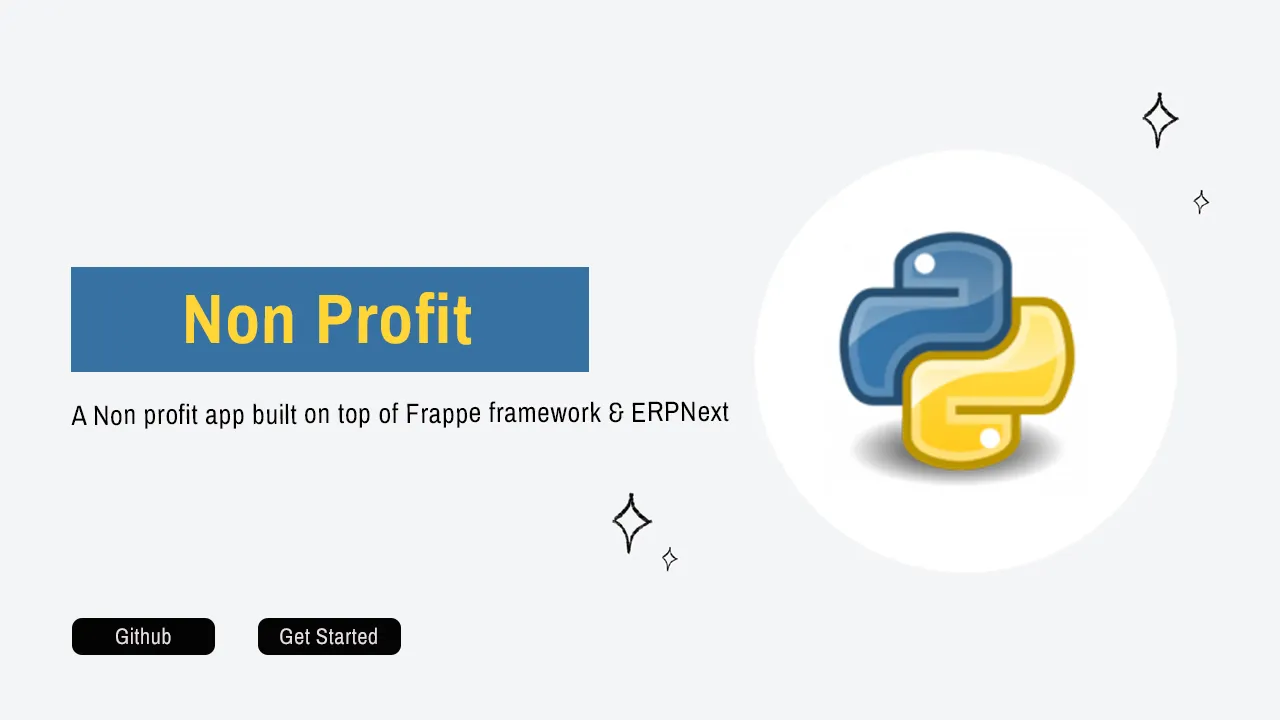 Non Profit Module for Frappe/ERPNext: Manage Your Nonprofit in Python