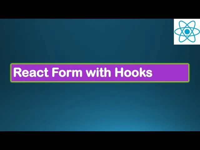 React Form with Function Components and Hooks 