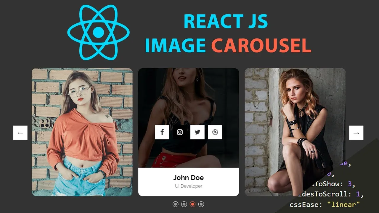 Create A Beautiful And Responsive Image Slider Carousel With React JS