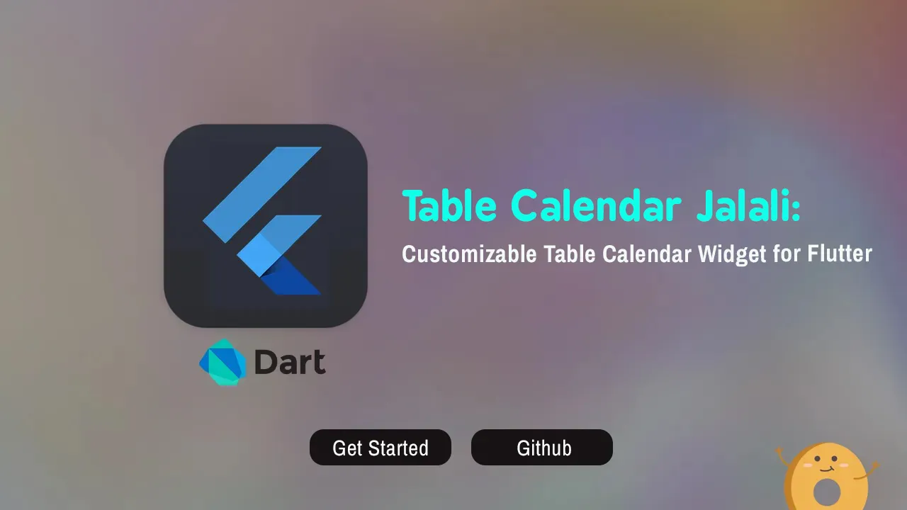 Customizable Table Calendar Widget for Flutter