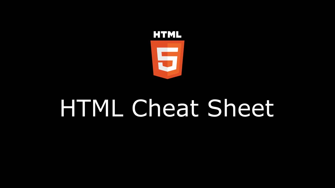 HTML CheatSheet: Master the Most Commonly Used HTML Tags