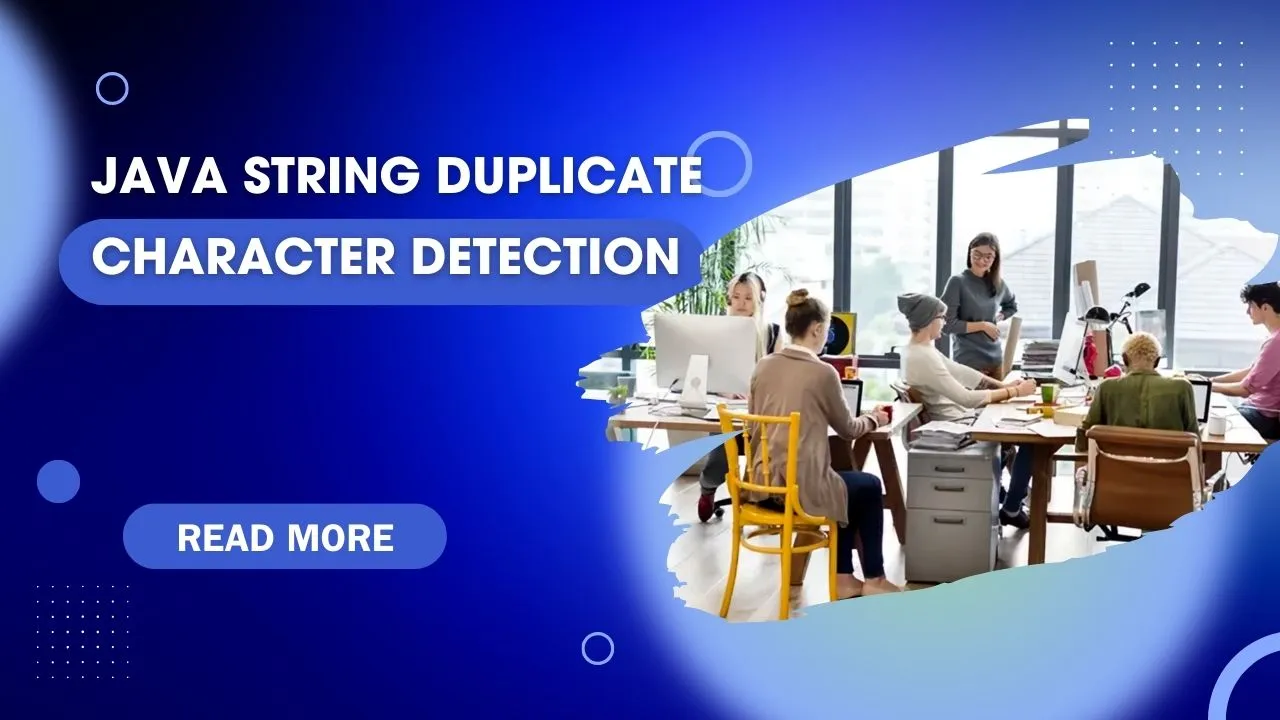 Java String Duplicate Character Detection