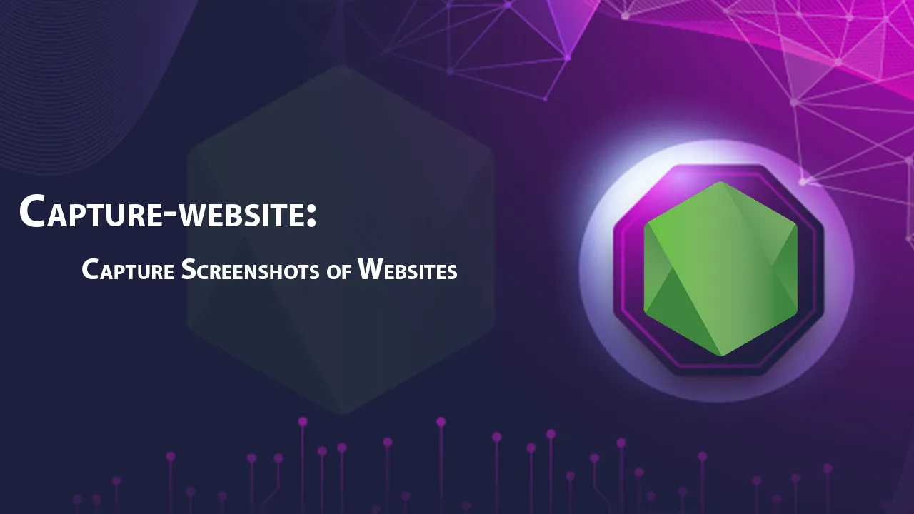 Capture-website: Capture Screenshots of Websites