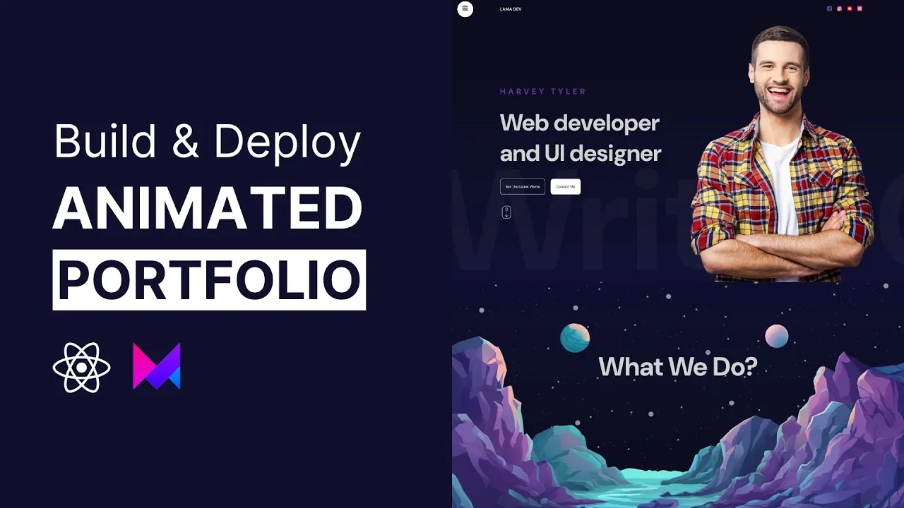 Build an Animated Portfolio Website with React & Framer Motion