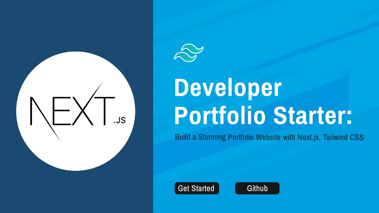 Build A Stunning Portfolio Website With Next.js, Tailwind CSS