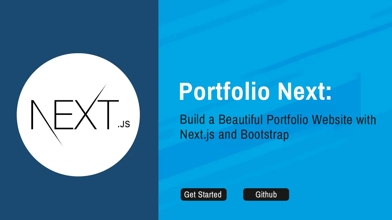Build a Beautiful Portfolio Website with Next.js and Bootstrap