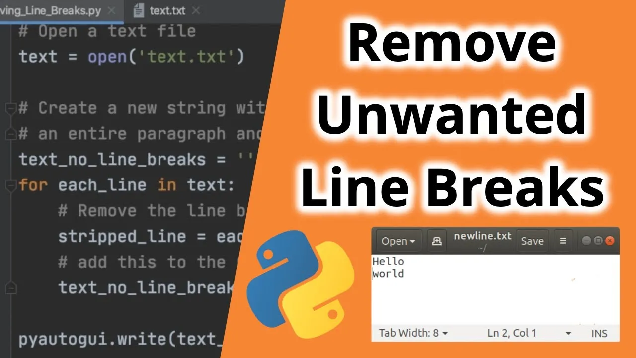 remove line file python