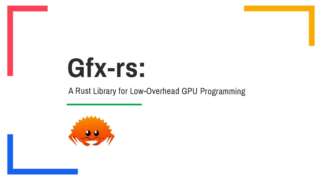 Gfx-rs: A Rust Library for Low-Overhead GPU Programming
