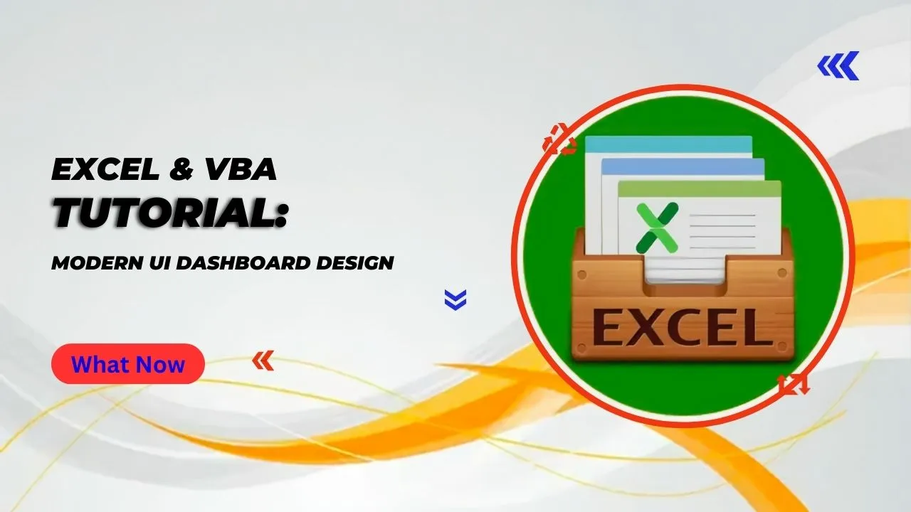 Excel & VBA Tutorial: Modern UI Dashboard Design