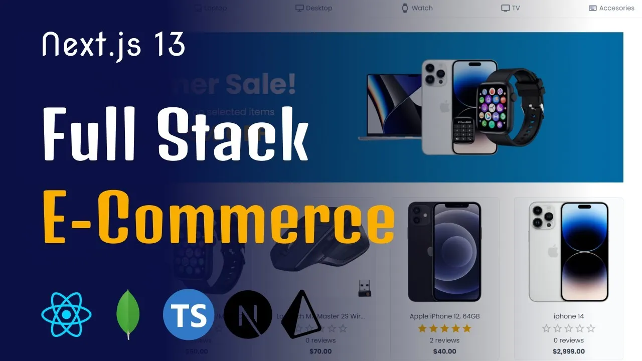 Build And Deploy A Full-Stack E-Commerce Website With Next.js 13