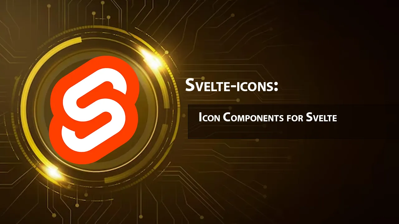 Svelte-icons: Icon Components for Svelte