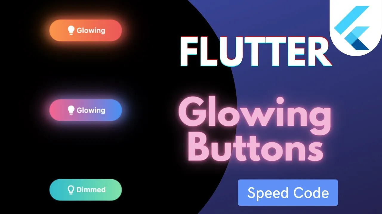 Create Stunning Glowing Buttons in Flutter