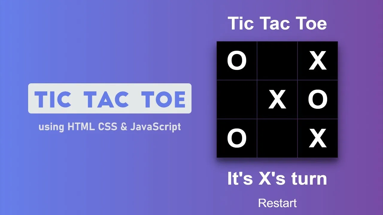 Build A Classic Tic Tac Toe Game With Html Css And Javascript 4908