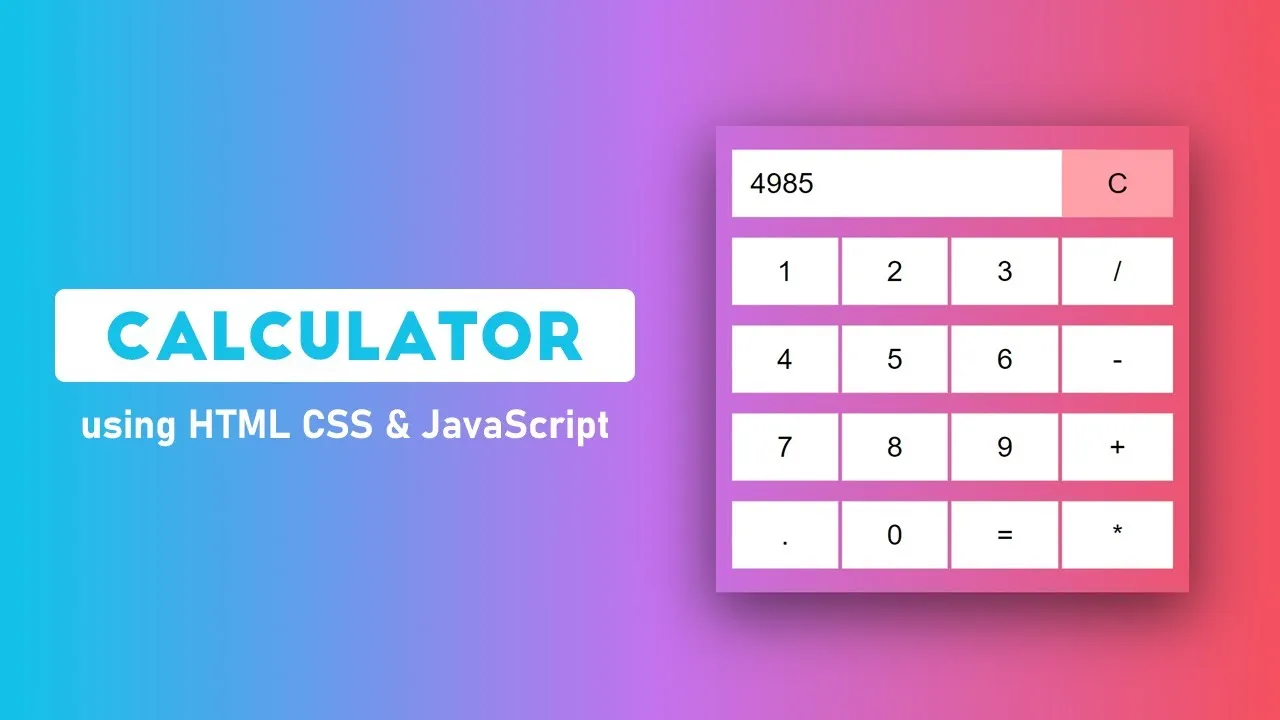 Build a Powerful Calculator with HTML, CSS & JavaScript