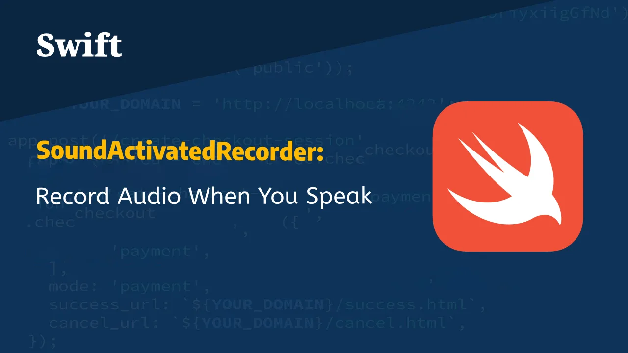SoundActivatedRecorder: Record Audio When You Speak