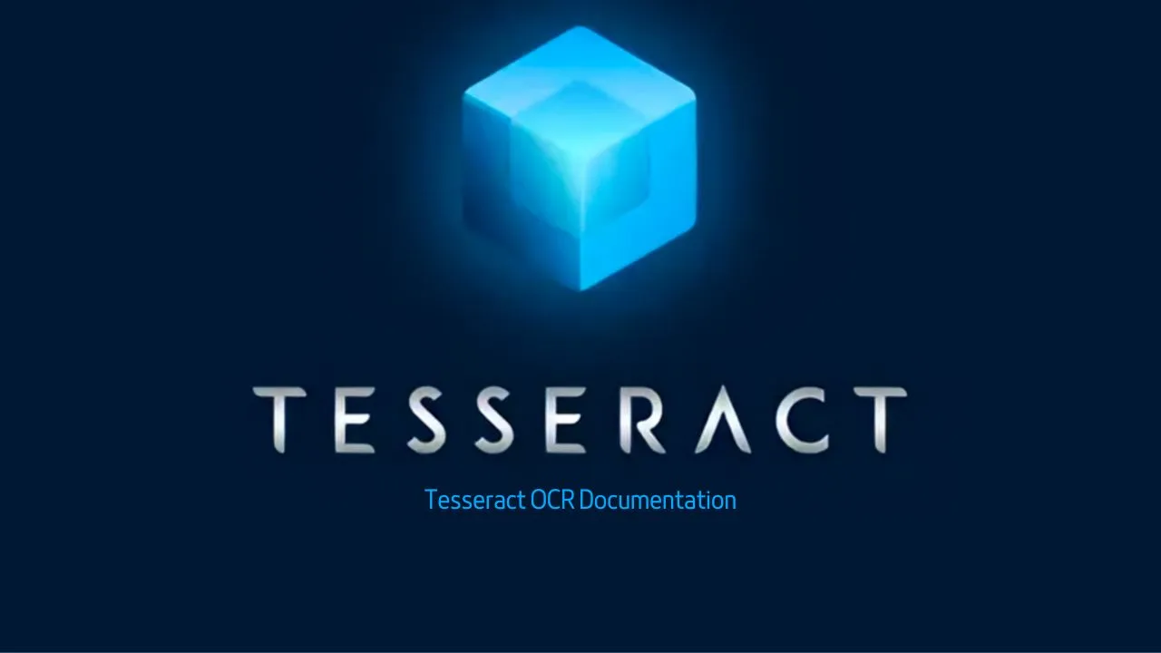 Tesseract OCR Documentation