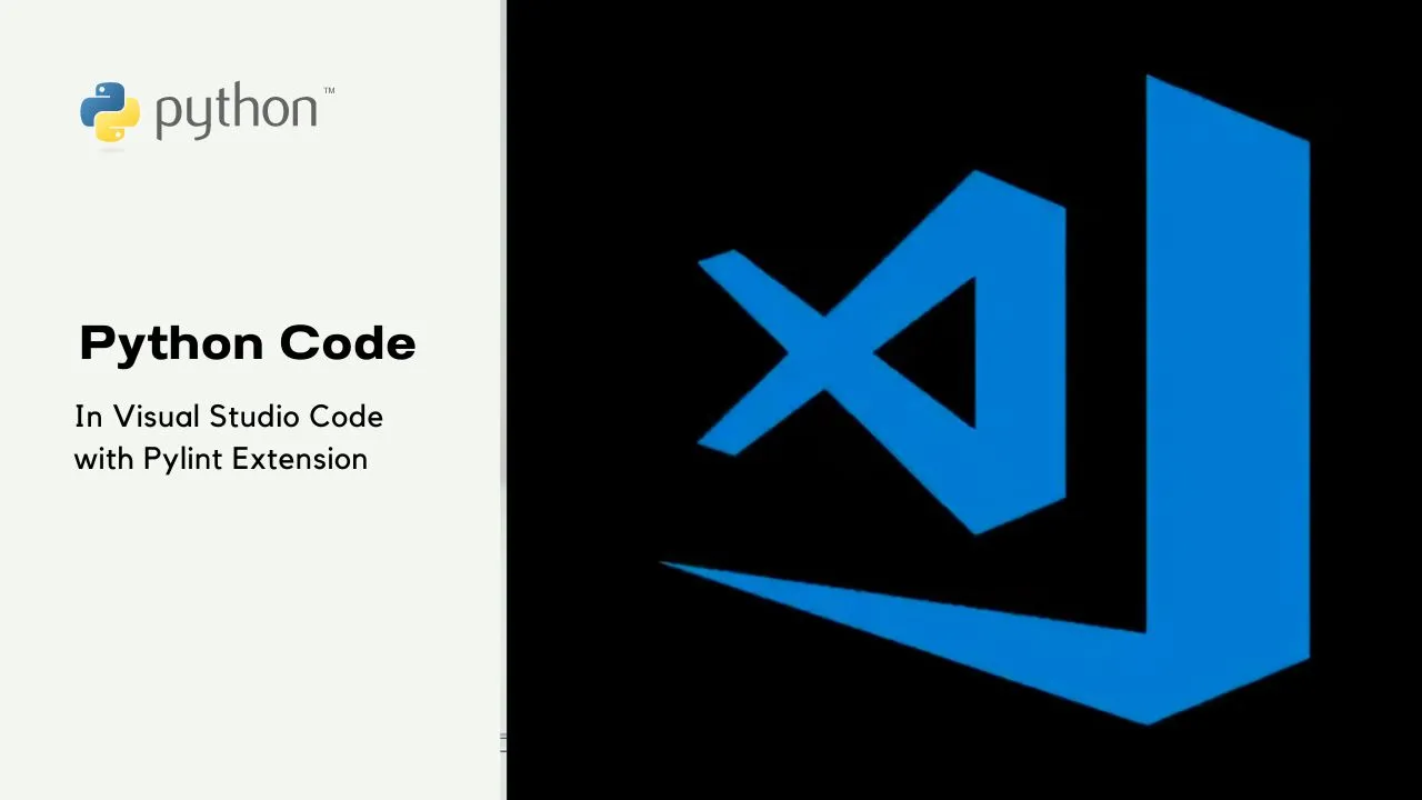 Python Code in Visual Studio Code with Pylint Extension