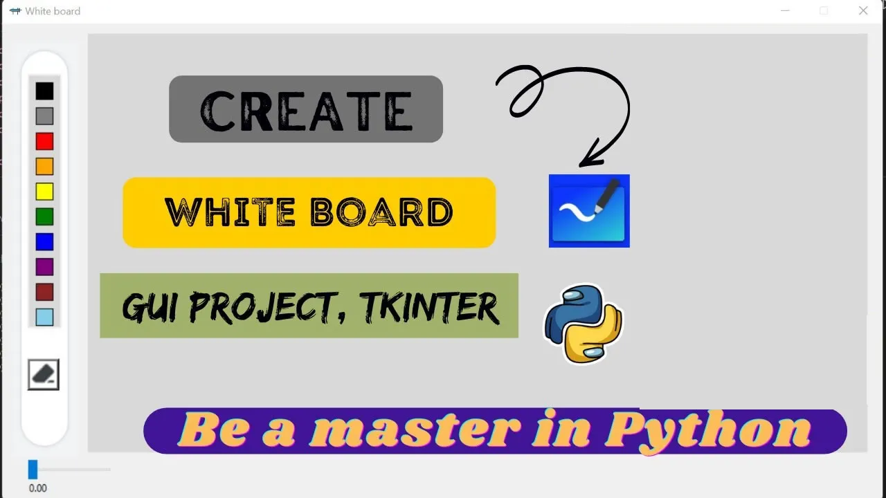 Creating a Whiteboard App with Python and Tkinter