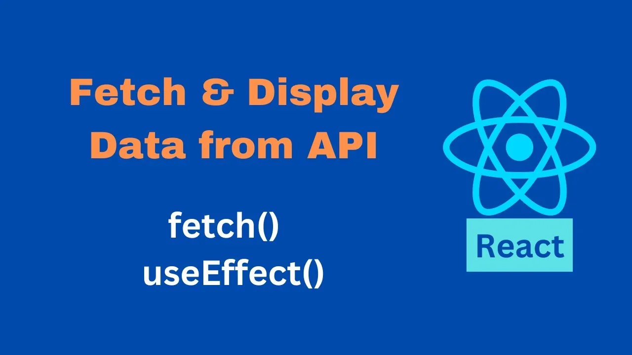 Fetch And Display Data From API In React JS With Modern Fetch API