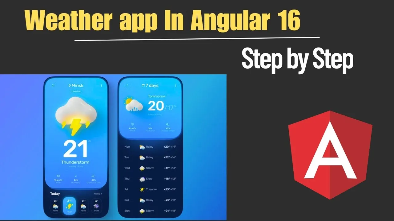 Build A Weather App Using Angular 16