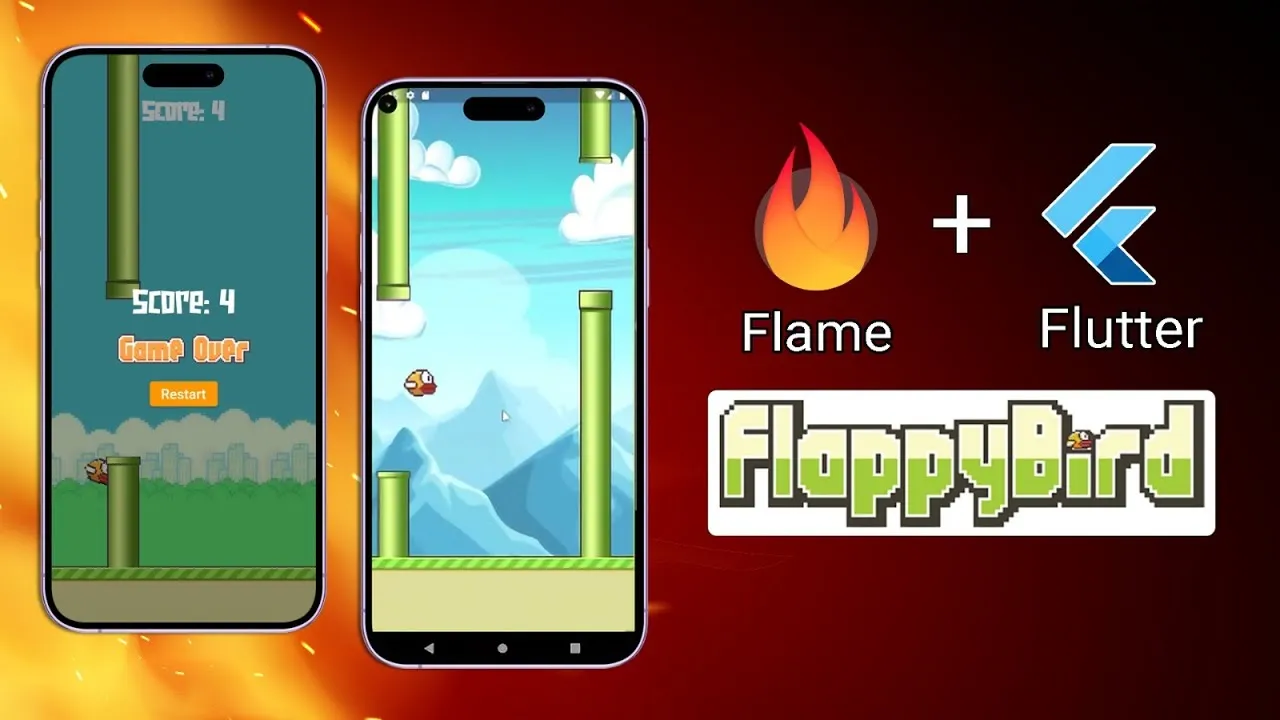Build Flappy Bird Game with Flutter and Flame