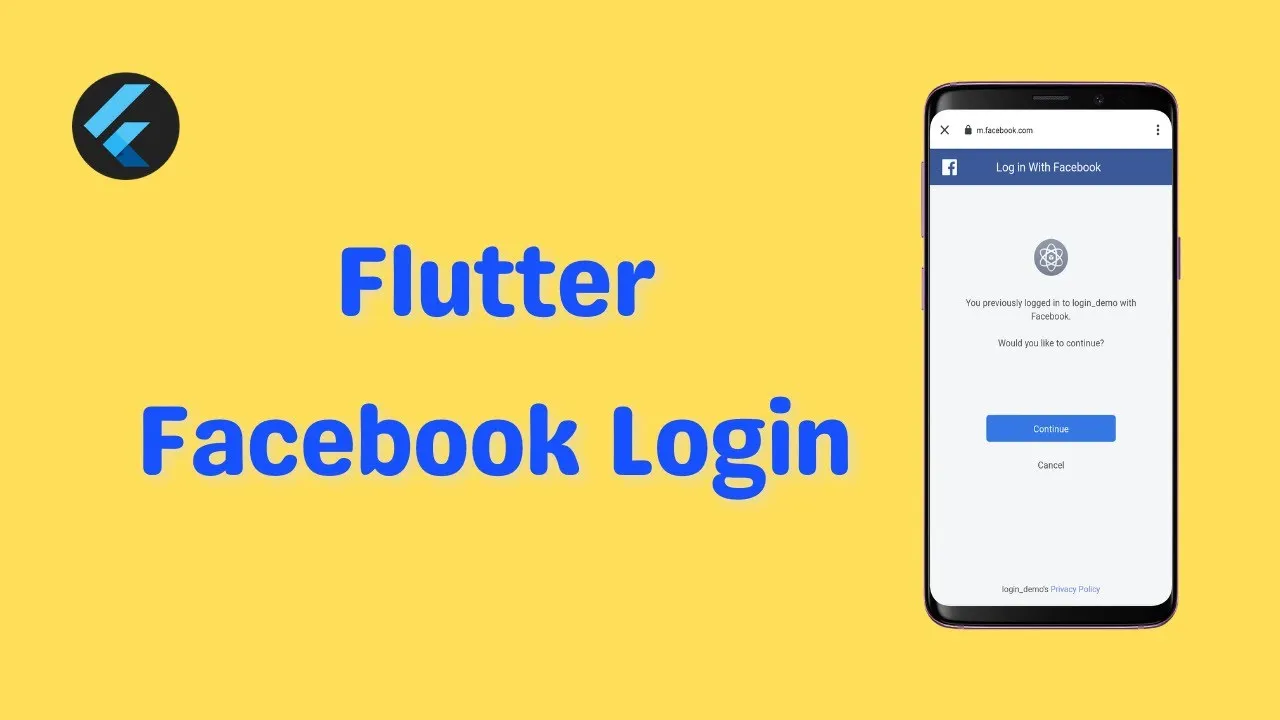 Flutter đăng nhập Facebook: Cách thêm xác thực Facebook