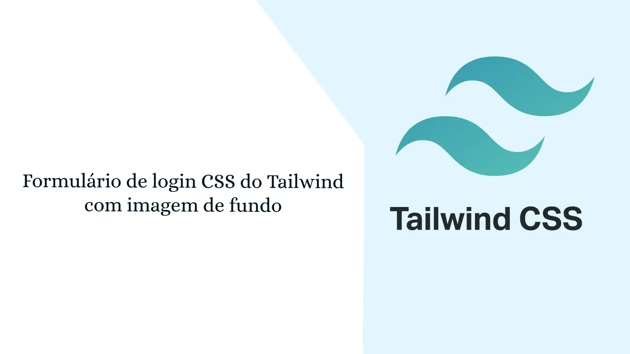 Formulário De Login CSS Do Tailwind Com Imagem De Fundo