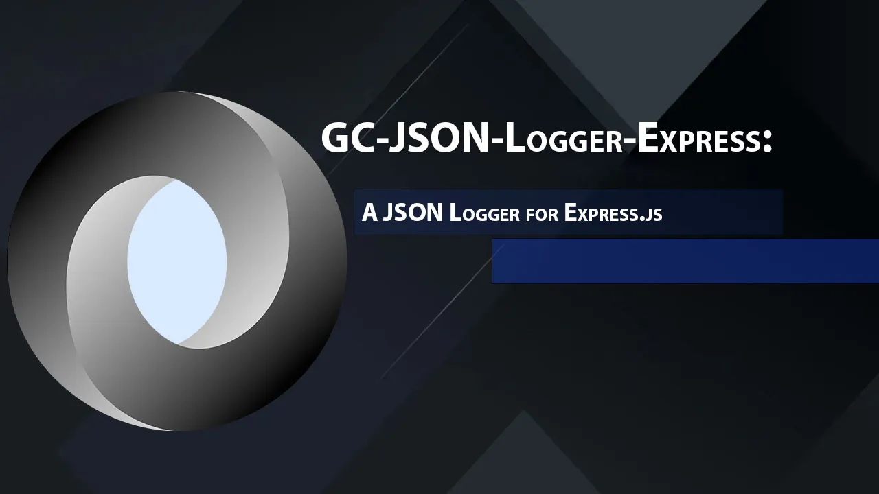 GC-JSON-Logger-Express: A JSON Logger for Express.js