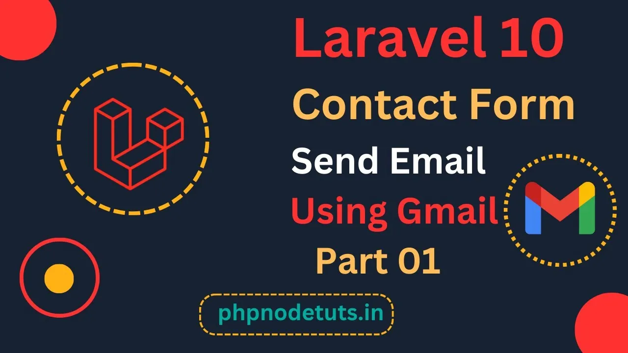 laravel 10 contact form send email