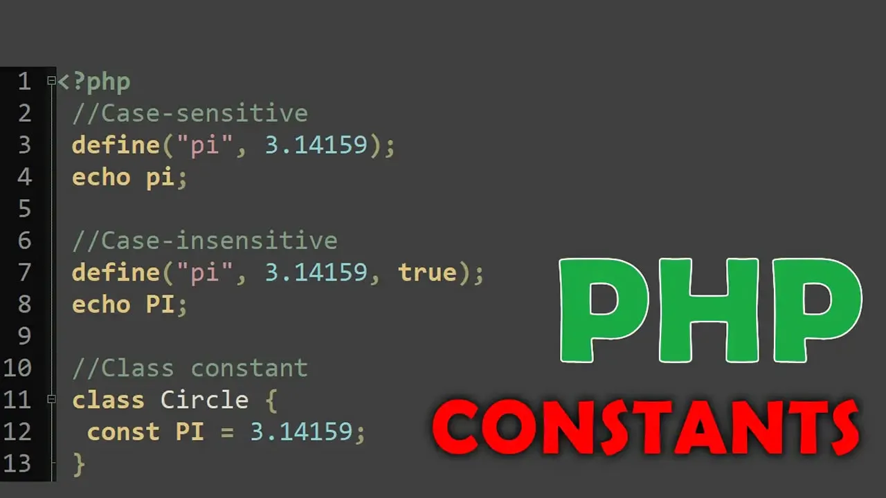 PHP Class Constants - Explained with Examples