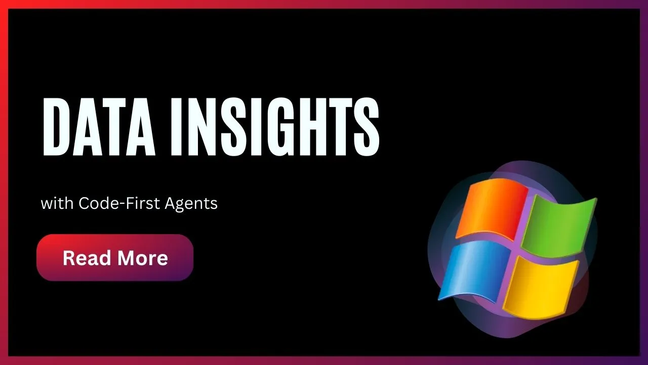 Data Insights with Code-First Agents