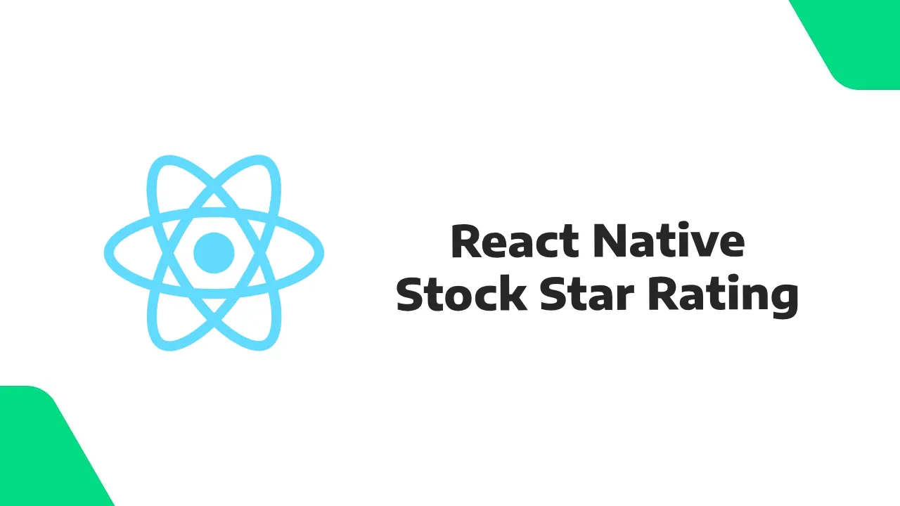React Native Stock Star Rating: No Dependencies