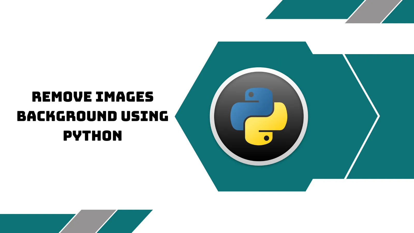 Remove Images Background using Python