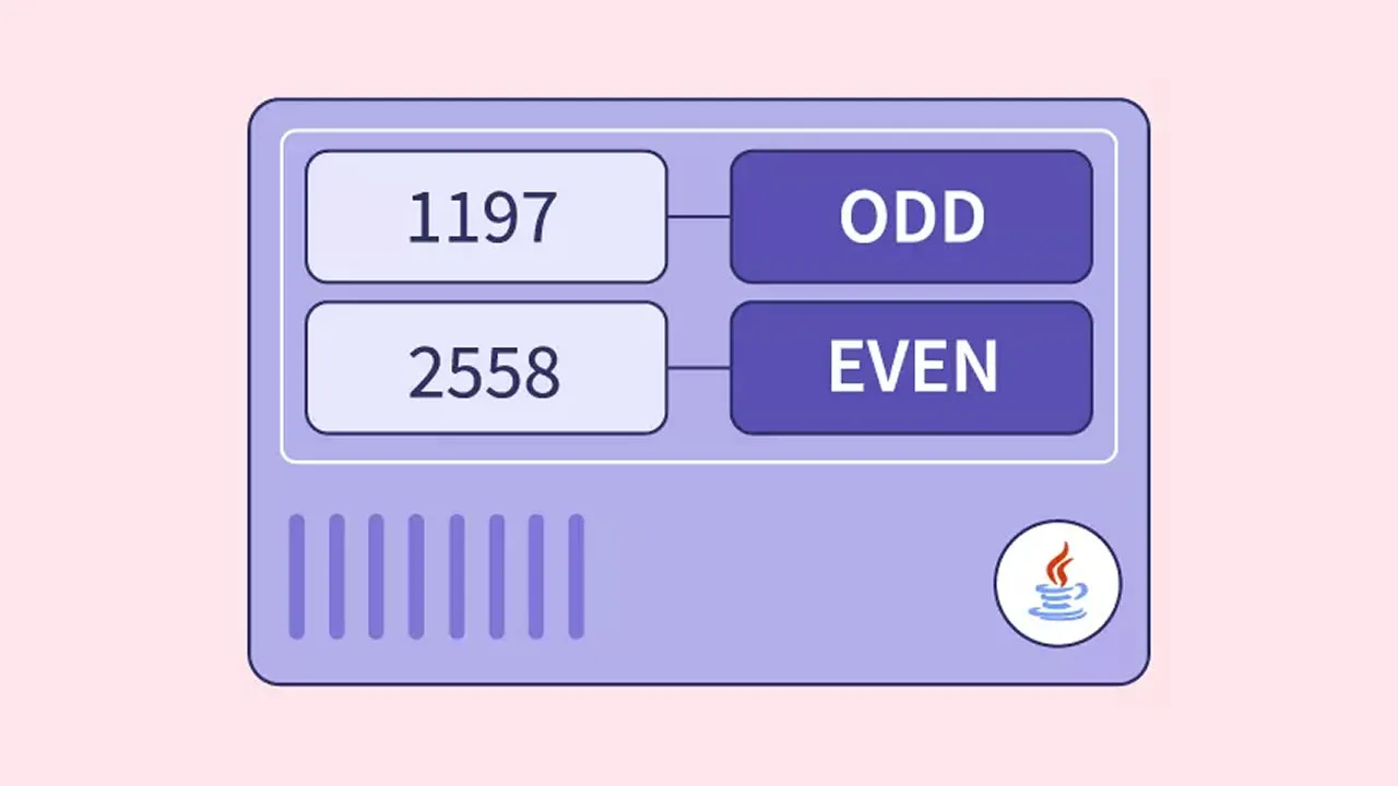 Java Program to Check Whether a Number is Even or Odd