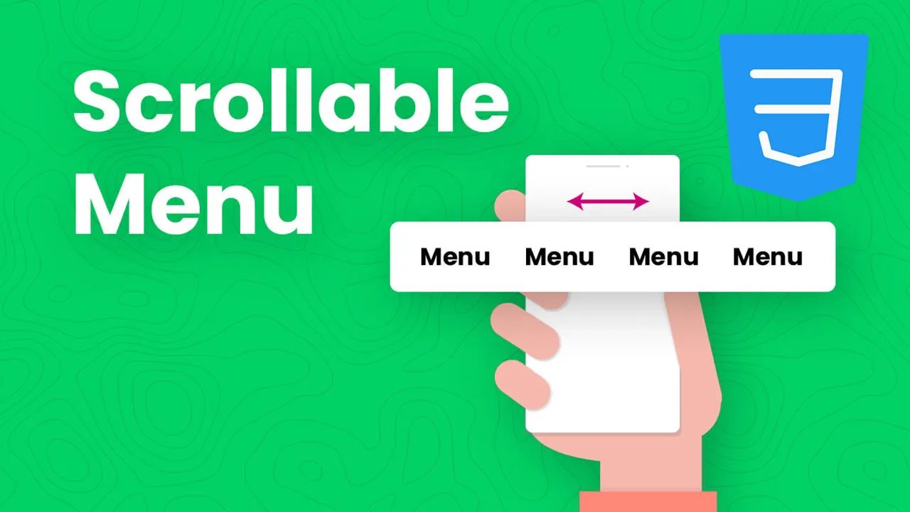 How To Create Horizontal Scroll Menu With Css