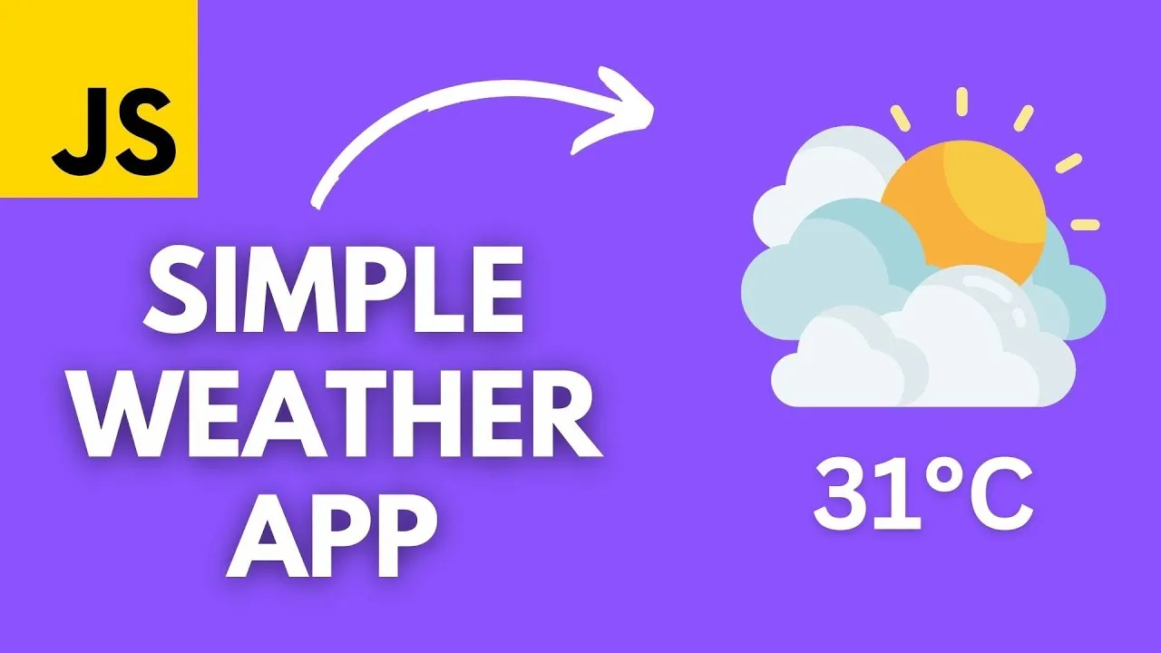 Build A Simple Weather App Using HTML CSS And JavaScript | Free Code