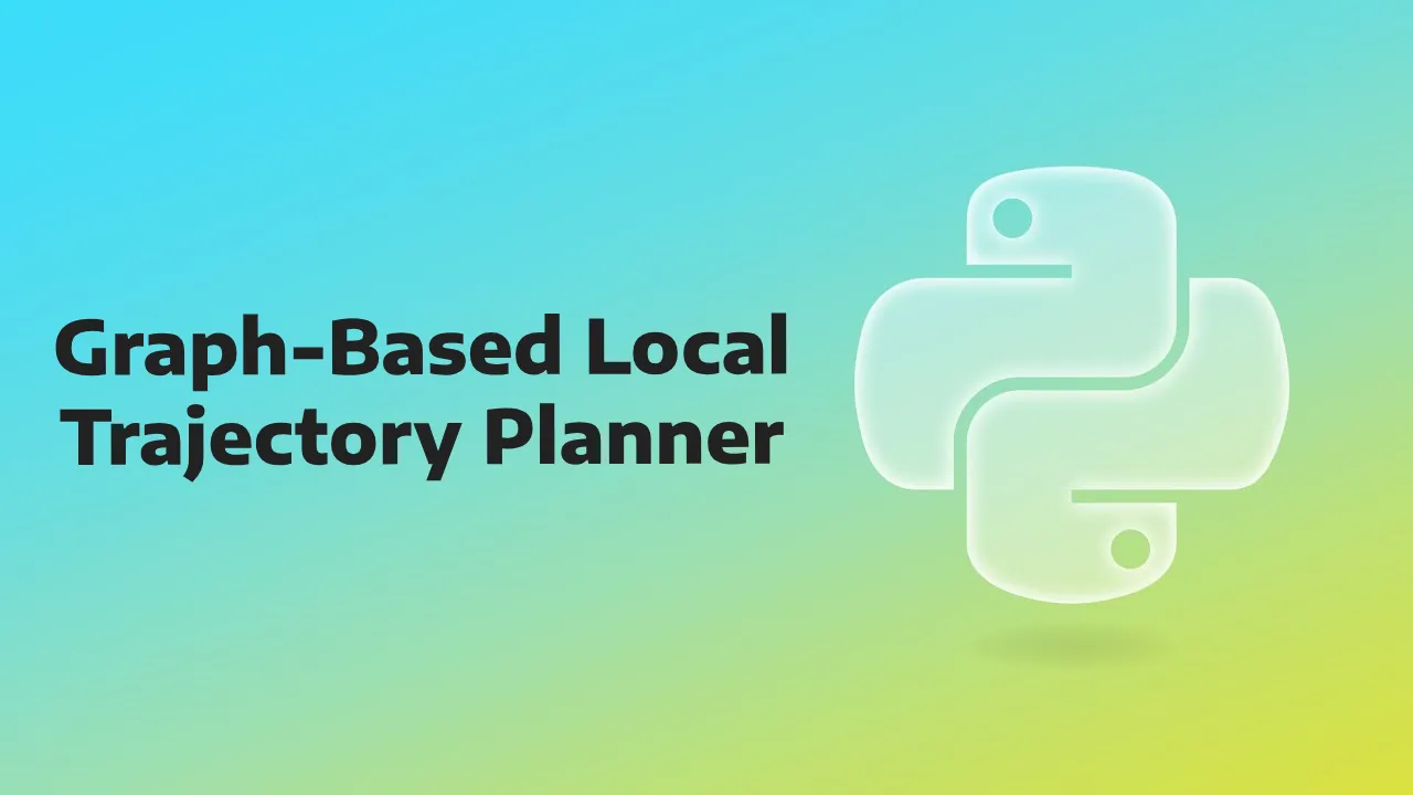 Graph-Based Local Trajectory Planner in Python