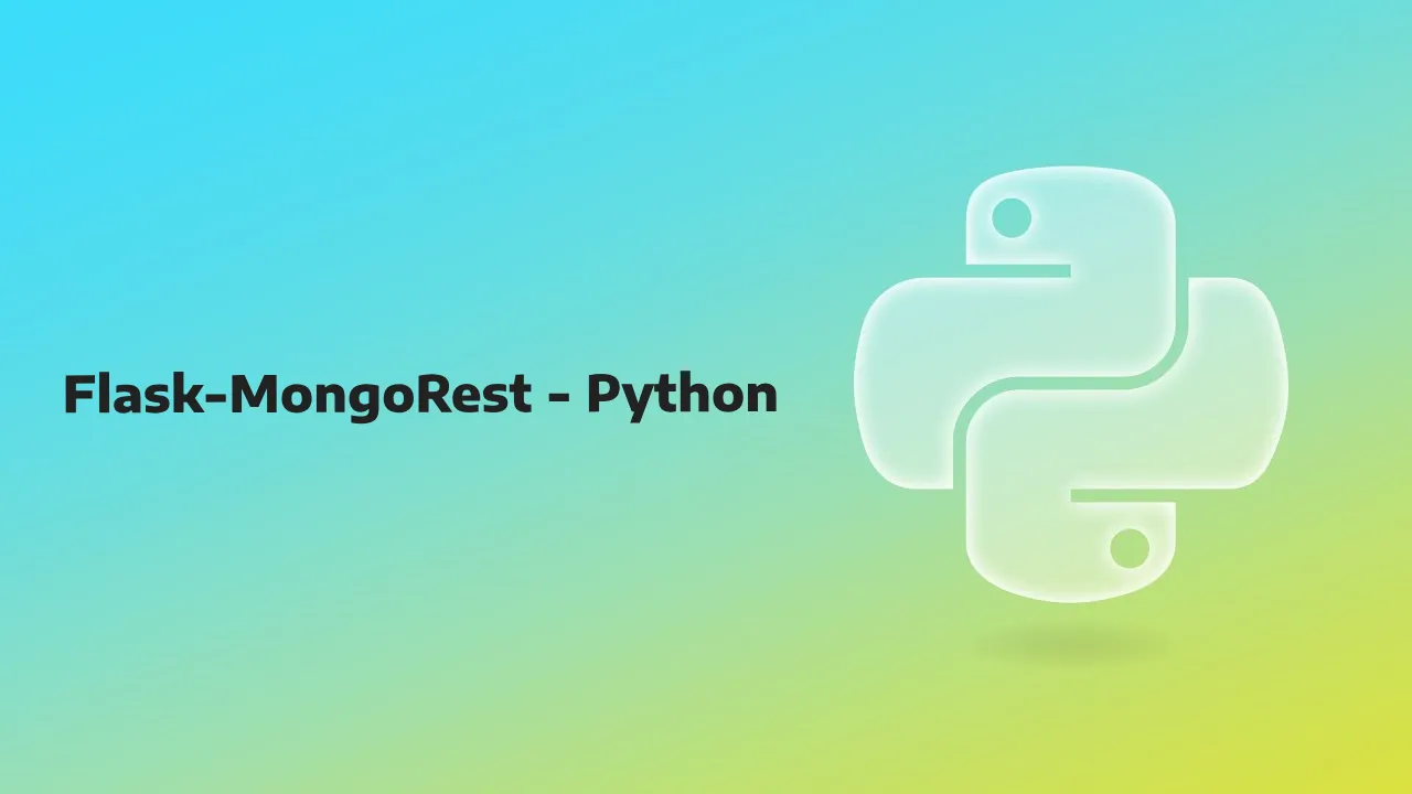 Flask-MongoRest: A Python Framework for Restful APIs