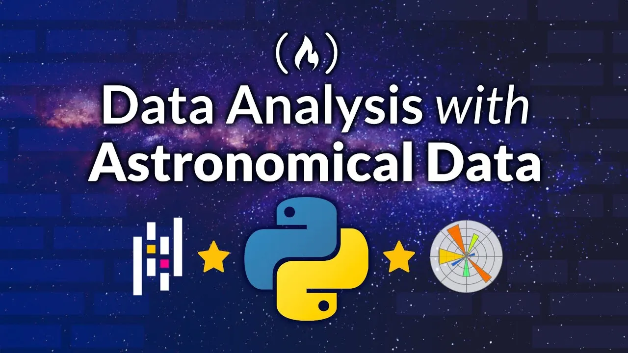 Data Analysis, Data Visualizations with Python and Astronomical Data