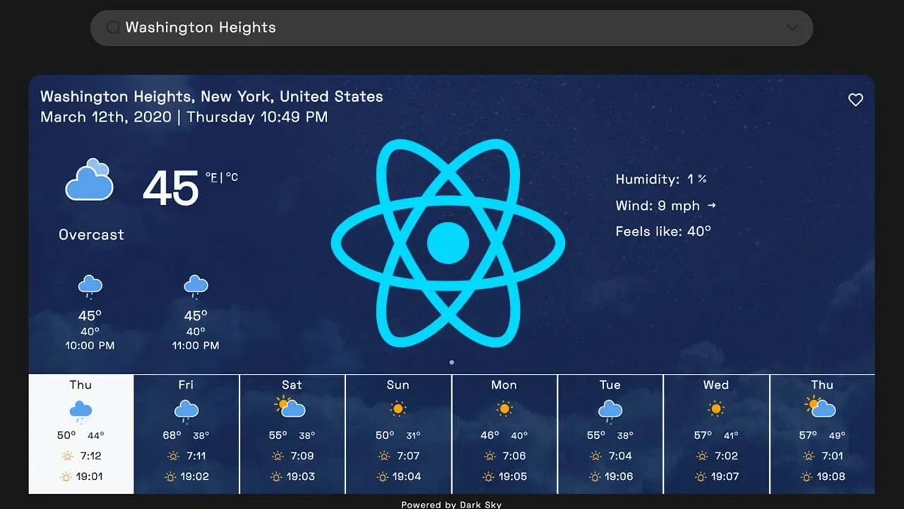 Building a Weather Application with React