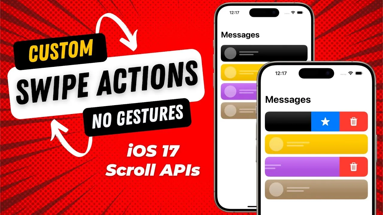 SwiftUI Swipe Actions: How to Add Them to ScrollView in iOS 17